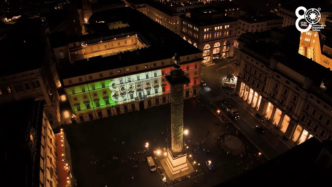Italia Gemerlap: Palazzo Chigi Pancarkan Semangat Hari Republik 2026