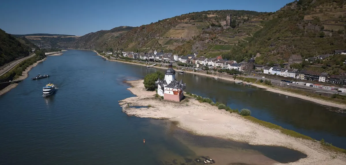 Extreme Water Crisis: Rhine River Risks Being Split in Two in Germany