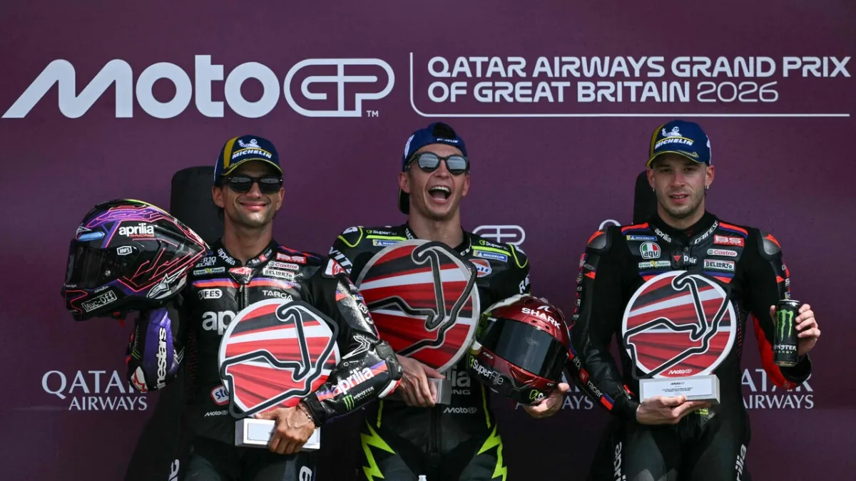 Aprilia Dominates Silverstone, Bezzecchi Secures Heroic Podium