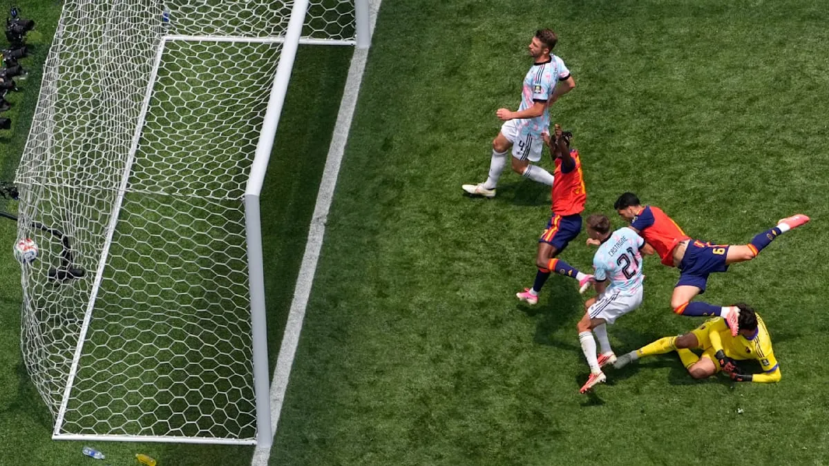 Blunder Tragis Kiper Cadangan Hancurkan Belgia, Spanyol Amankan Semifinal Dramatis