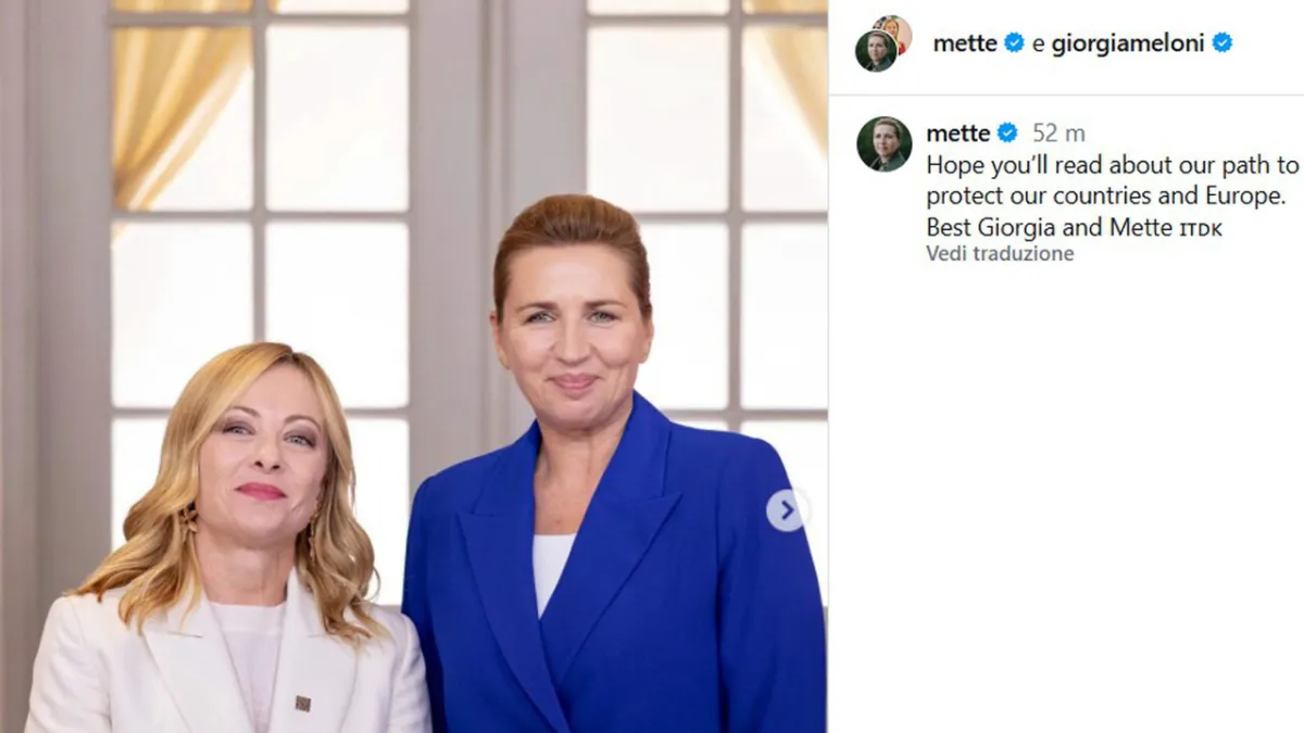 Meloni and Frederiksen Unite: Europe Rejects Mass Uncontrolled Immigration