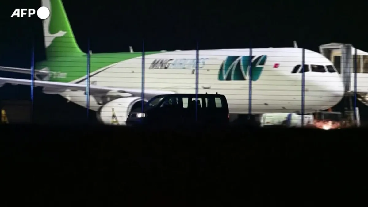 Explosive Drone Near Ukrainian Plane Rocks Leipzig Airport