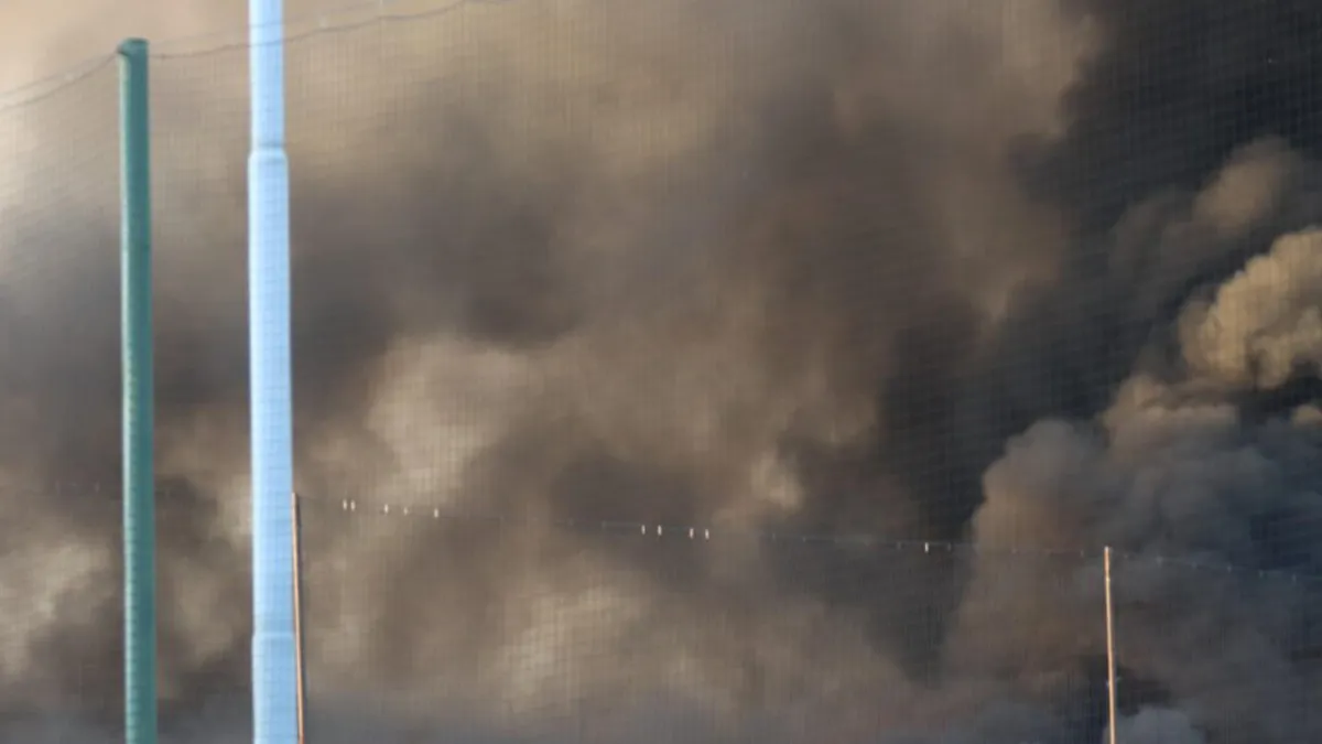 Milan Blaze: Bartolini Logistics Hub Engulfed in Fire, No Casualties Reported