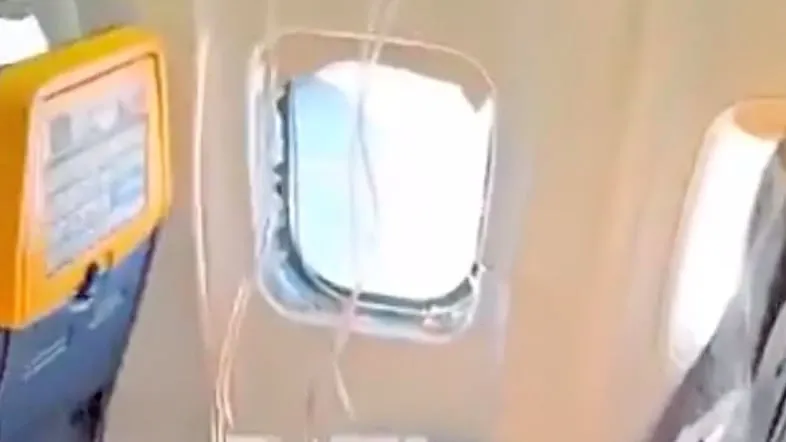 Horrific Incident: Ryanair Passenger Nearly Sucked Out of Burst Window at Altitude
