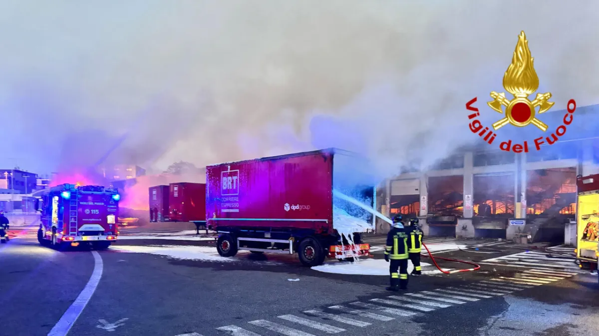 Milan Breathes Relief: Massive Fire Largely Controlled by Firefighters