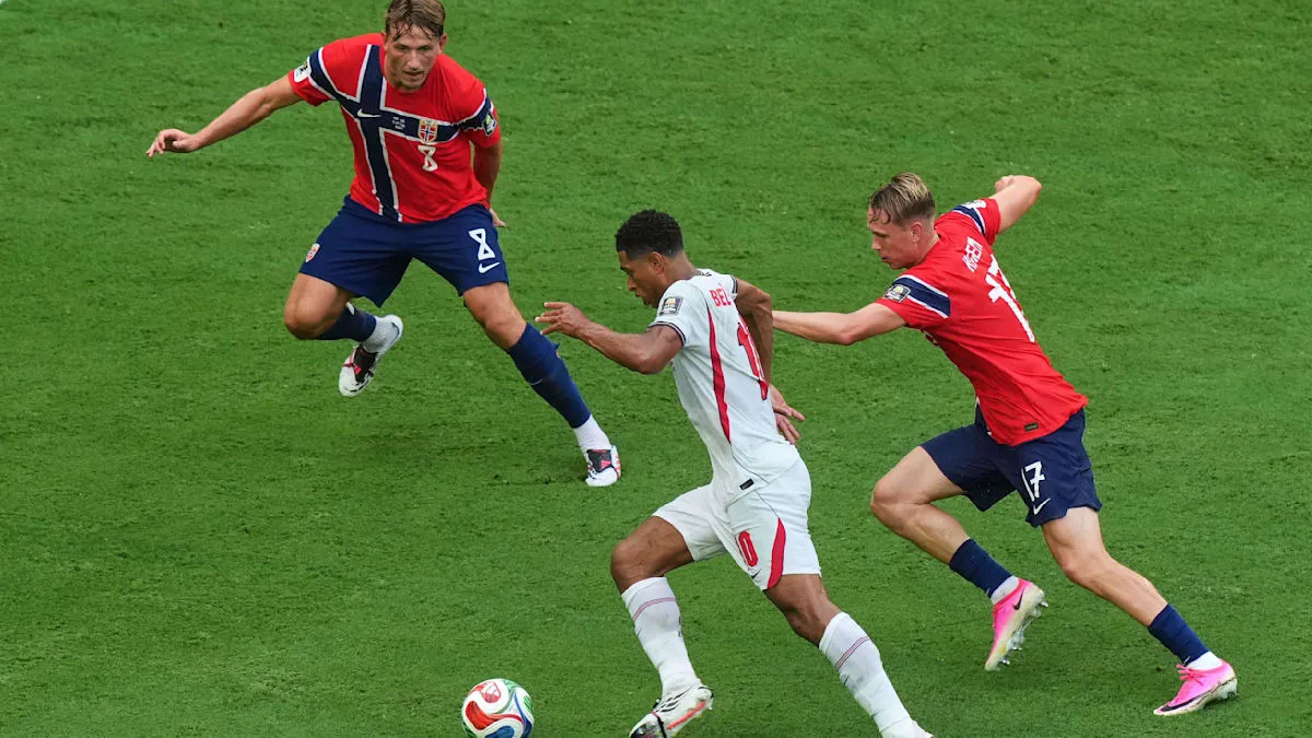 Bellingham's Solo Brilliance Rescues England, Dramatic Equalizer Stuns Norway 1-1!