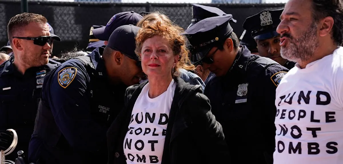 Sarandon Arrested: Hollywood Star Dares to Chant 'Stop Genocide' Near UN