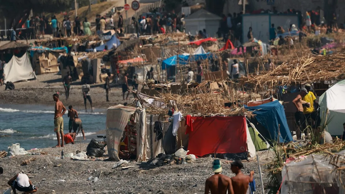 Spain Erects Massive Tent City in Ceuta: Thousands of Refugees Urgently Seek Protection