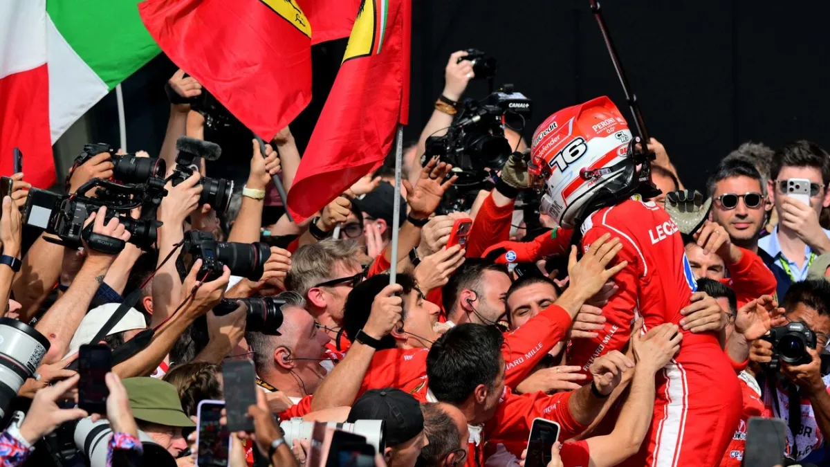 Leclerc Pecah Puasa Gelar, Ferrari Ukir Sejarah Kemenangan Ke-250