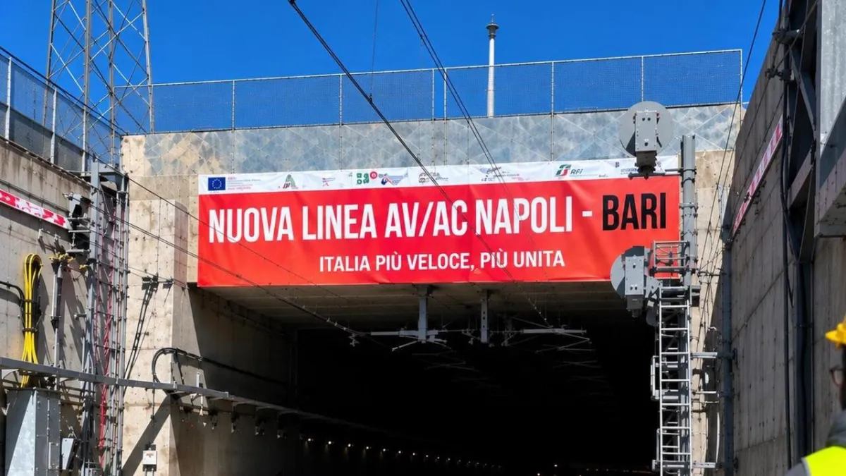 Naples-Bari High-Speed Rail Project Hit by Concrete Scandal, Illicit Funds Exposed