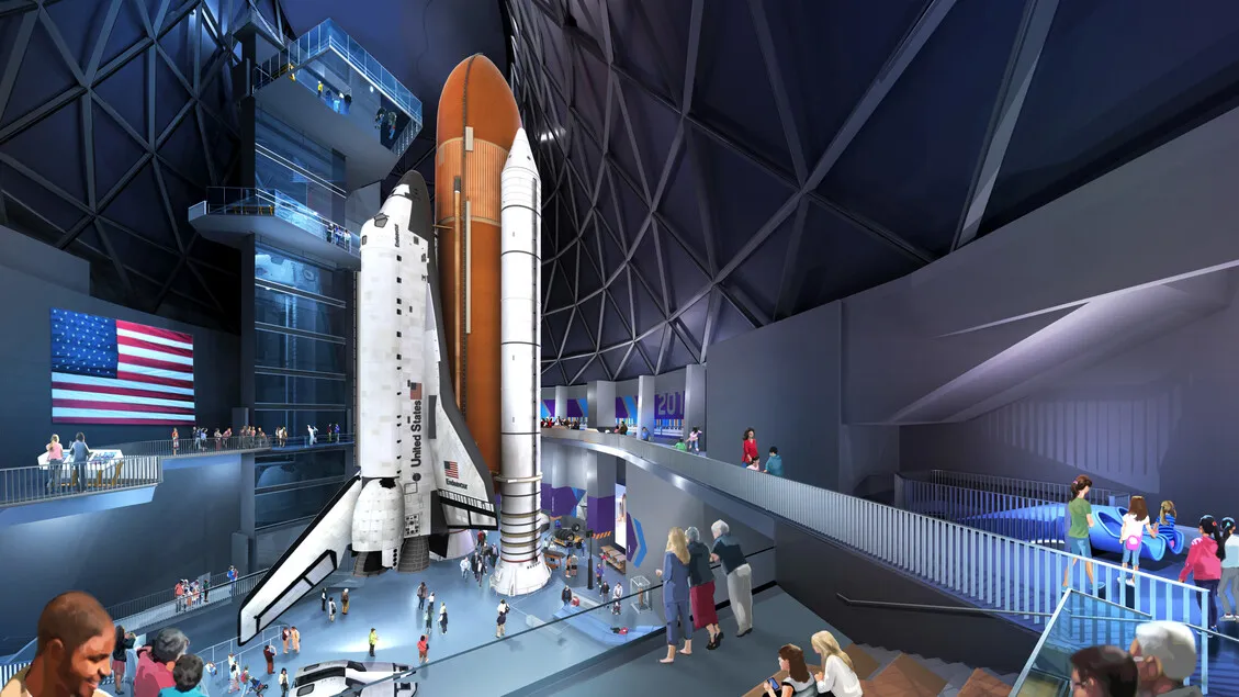 Shuttle Endeavour Memukau LA, Museum Sains Resmikan Posisi Peluncuran