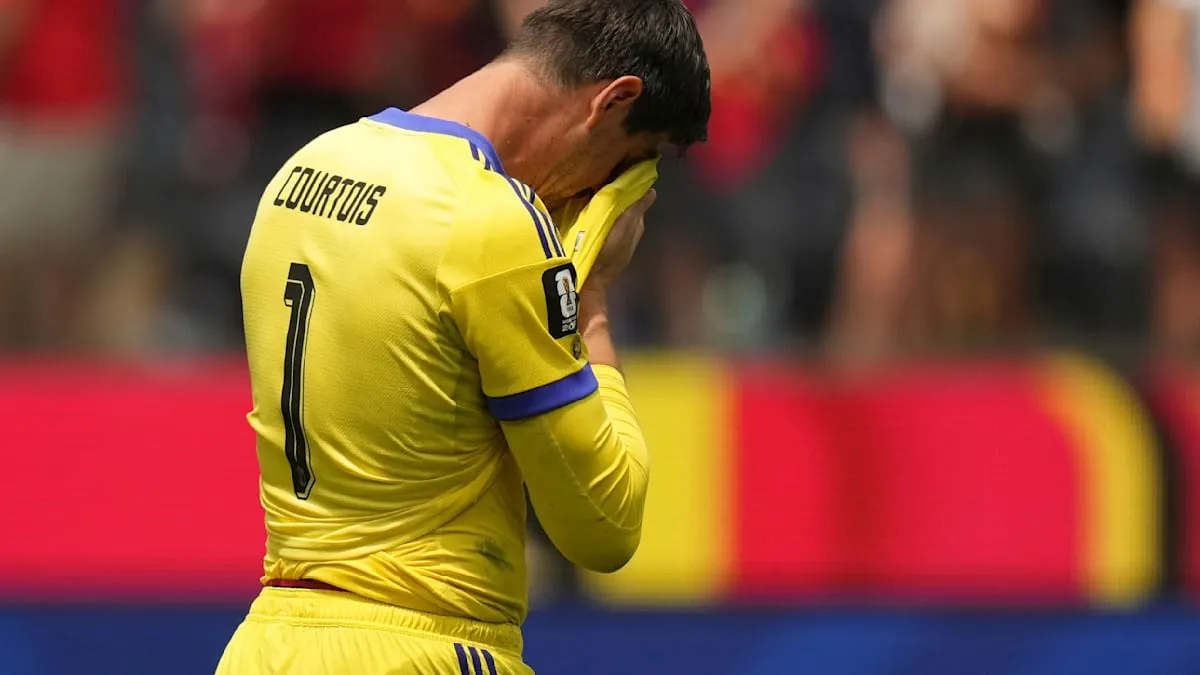 Pilar Belgia Tumbang di Piala Dunia 2026: Courtois Menangis Tinggalkan Lapangan
