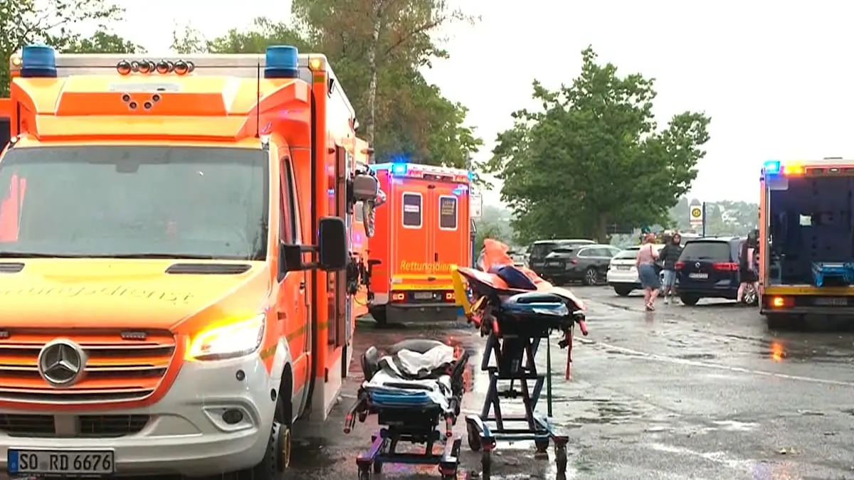 Germany Hit by Storm After Extreme Heatwave: Two Teenagers Critical