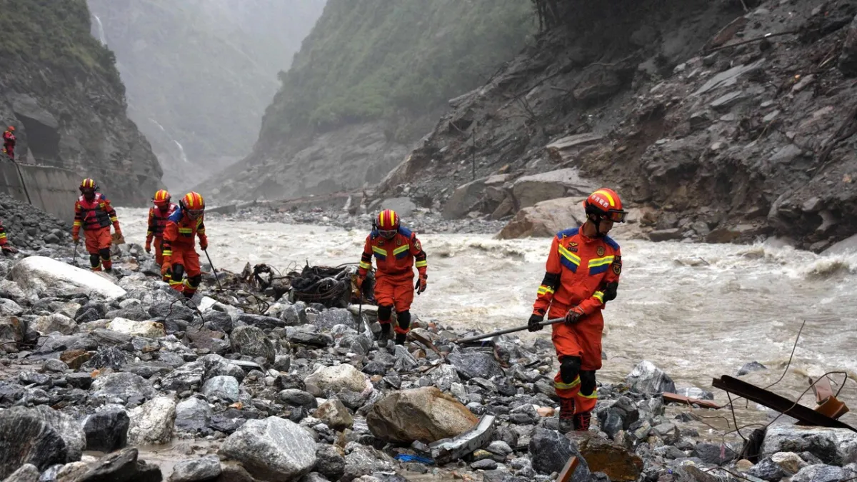 Nepal Flood Drama: Bimbo Rescued from Tree, Reunited with Mother by Reuters