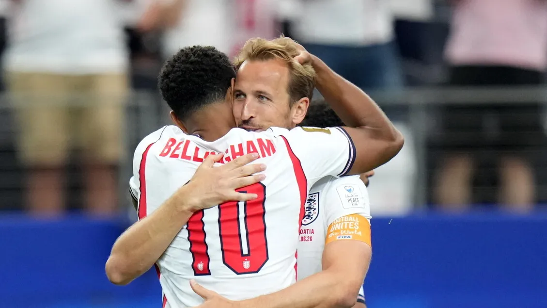 Inggris Menggila! Kane, Bellingham, Rashford Libas Kroasia 4-2 di Piala Dunia 2026