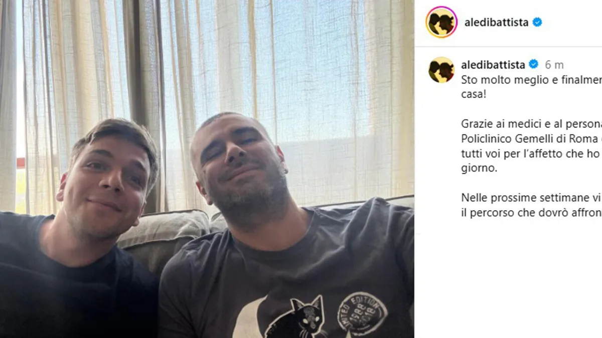 Alessandro Di Battista Recovers, Expresses Gratitude After Arduous Medical Journey