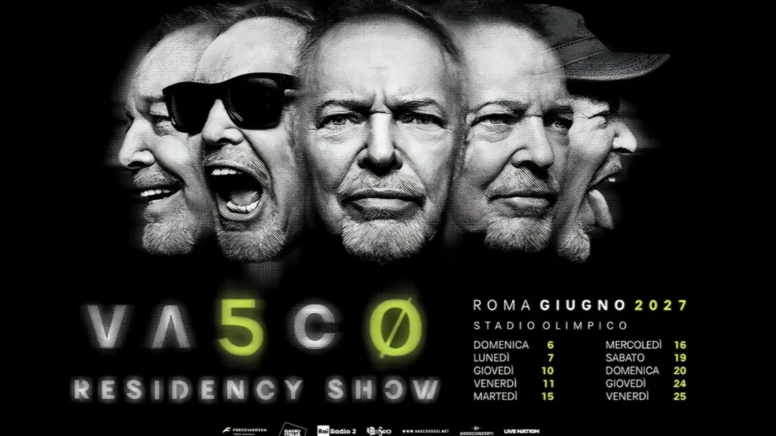 Vasco Rossi Ukir Sejarah! Konser Akbar 50 Tahun Karir Guncang Roma 2027