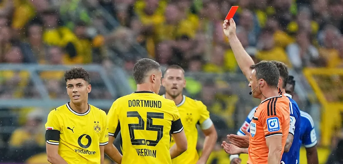 Samuele Inacio's Tragic Debut: Red Card, Bottle Incident, and Tears in Bundesliga