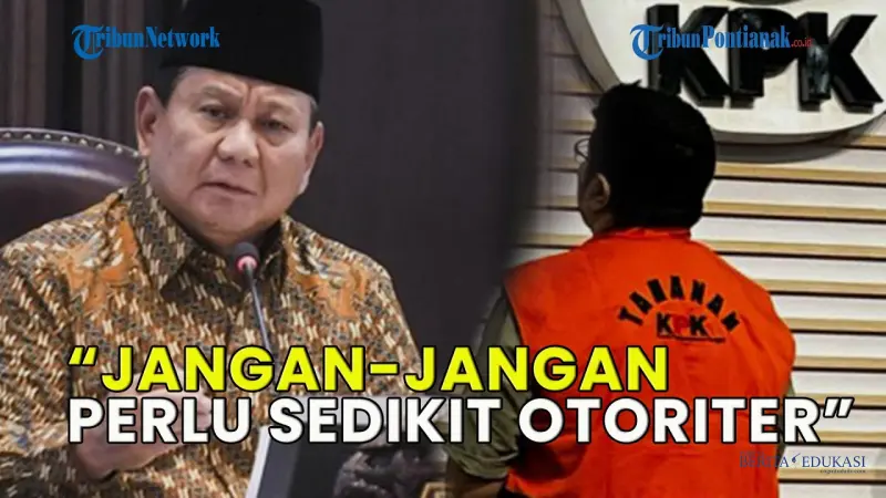 Otoriter Lawan Koruptor: Canda Prabowo Guncang Diskursus Demokrasi