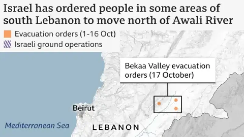 Israel Deklarasikan Kendali: Peta Lebanon Selatan Resmi Dirilis Pertama Kali