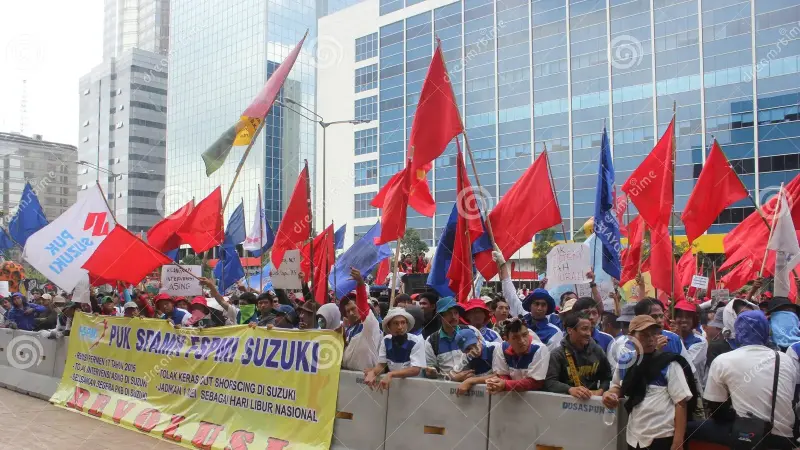Bupati Absen di Tengah Massa May Day, Buruh Siak Sampaikan Kekecewaan Mendalam