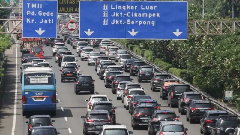 Jakarta Lumpuh: Sejumlah Ruas Tol Macet Parah Jelang Puncak Lebaran 2026