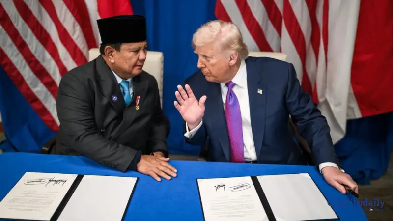 Kontroversial: Prabowo-Trump Teken Kesepakatan, RI Bakal Transfer Data Konsumen ke AS