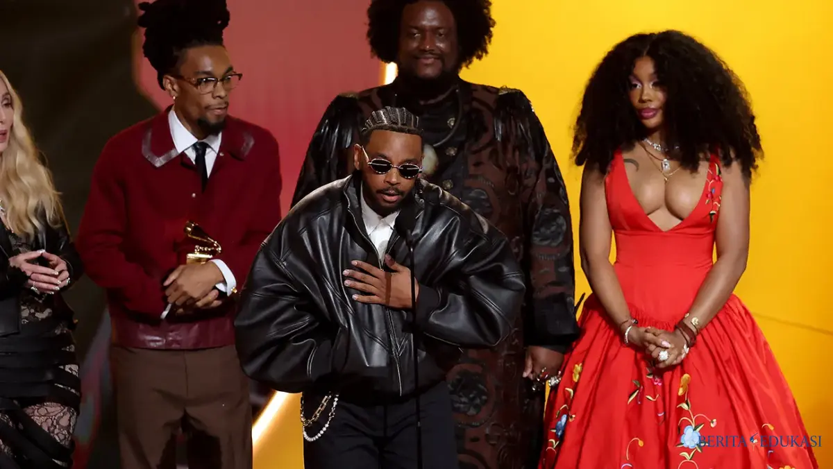Kendrick Lamar Ukir Sejarah Grammy: Rapper Pertama Raih Record of the Year Beruntun